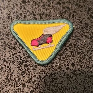 Vintage Boy Scouts Ice Skating Merit Badge.  Approximately 1.5".